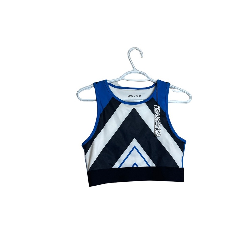 Asos geometrical sports bra NWT